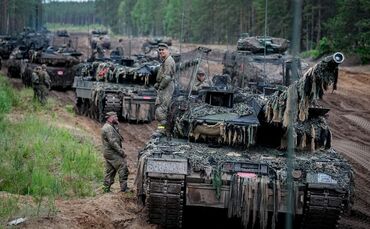 Übung der Panzerbrigade 45 Litauen