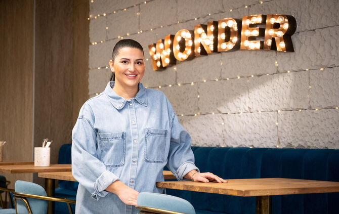 „The Wonder Café“-Inhaberin Rachil Maroudi.