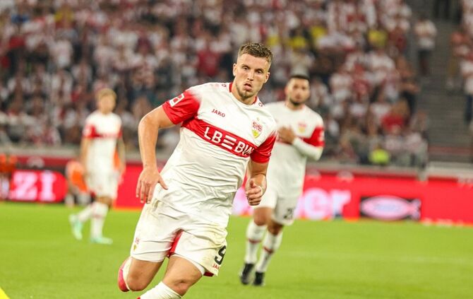 Ermedin Demirovic erzielte gegen Leverkusen zwei Tore und feierte zudem ein Jubiläum.
