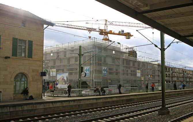 Fellbach Baustelle Bahnhof_0