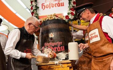 Fassanstich beim 174. Cannstatter Volksfest