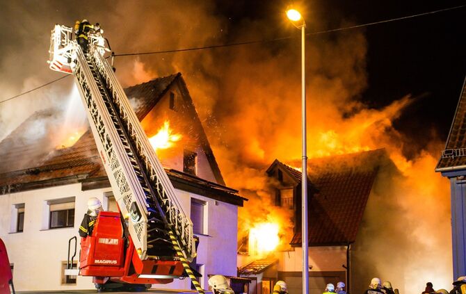 Hegnach Brand Lausterer Haus Waiblingen Feuer_0