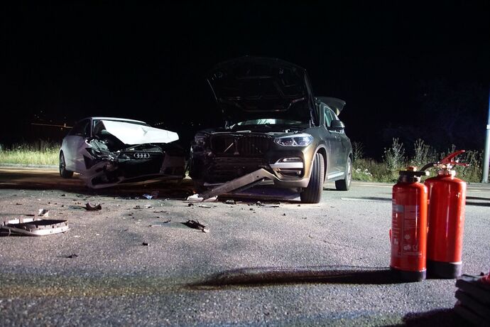 Remseck: Schwerer Verkehrsunfall mit einer verletzten Person