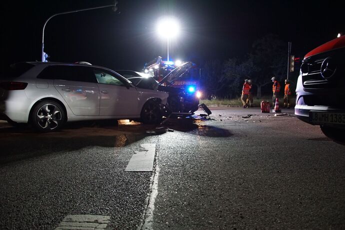 Remseck: Schwerer Verkehrsunfall mit einer verletzten Person