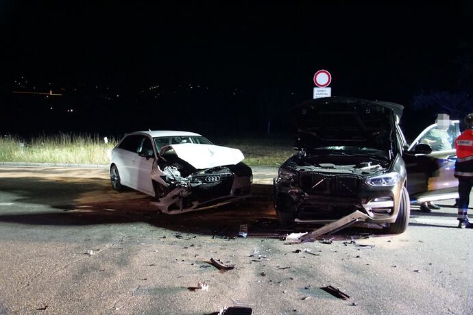 Remseck: Schwerer Verkehrsunfall mit einer verletzten Person