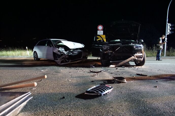 Remseck: Schwerer Verkehrsunfall mit einer verletzten Person