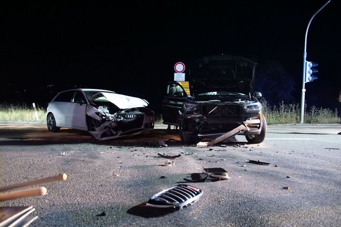Remseck: Schwerer Verkehrsunfall mit einer verletzten Person