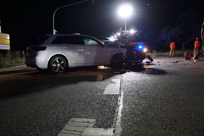 Remseck: Schwerer Verkehrsunfall mit einer verletzten Person