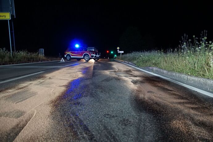 Remseck: Schwerer Verkehrsunfall mit einer verletzten Person