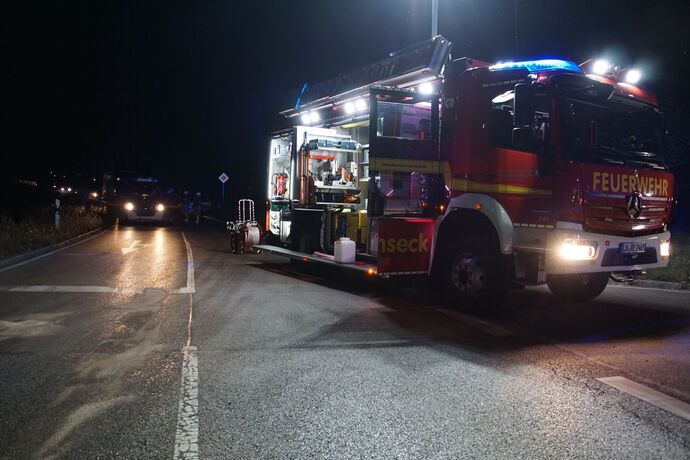 Remseck: Schwerer Verkehrsunfall mit einer verletzten Person