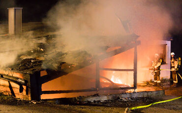 Brand beim SV Unterweissach - Bild 25_0