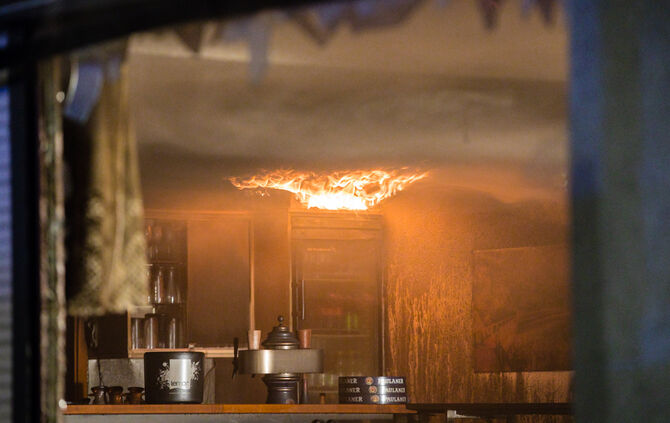 Brand beim SV Unterweissach - Bild 14_16