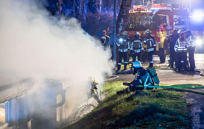 Brand beim SV Unterweissach - Bild 24_25