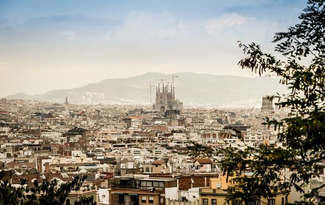 Barcelona Stadt Panorama