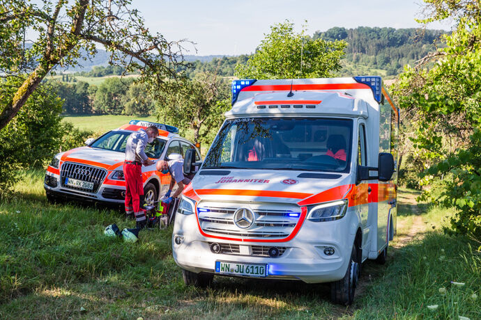 Ein Toter bei Brand einer Gartenhütte, Schorndorf-Schornbach, 01.08.2020.