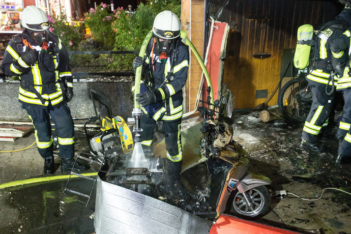 Garagenbrand_Burgstaller Straße, Leutenbach, 02.08.2020.