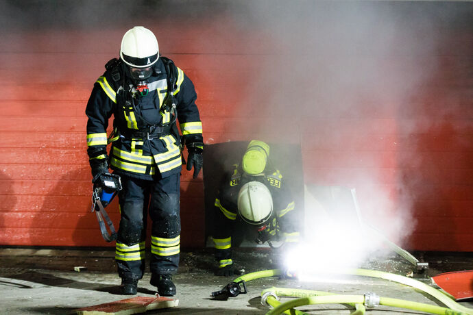 Garagenbrand_Burgstaller Straße, Leutenbach, 02.08.2020.