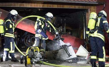 Garagenbrand_Burgstaller Straße, Leutenbach, 02.08.2020.