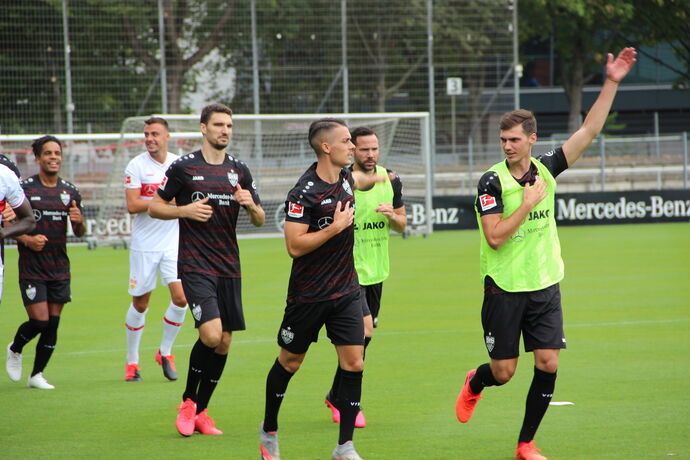 Erik Thommy Pascal Stenzel Marcin Kaminski VfB Training