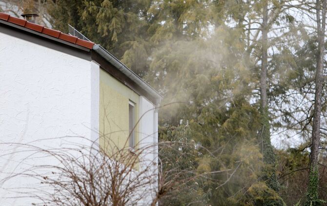 Brand Wäschetrockner Waiblingen Feuerwehr Feuer brennt_3