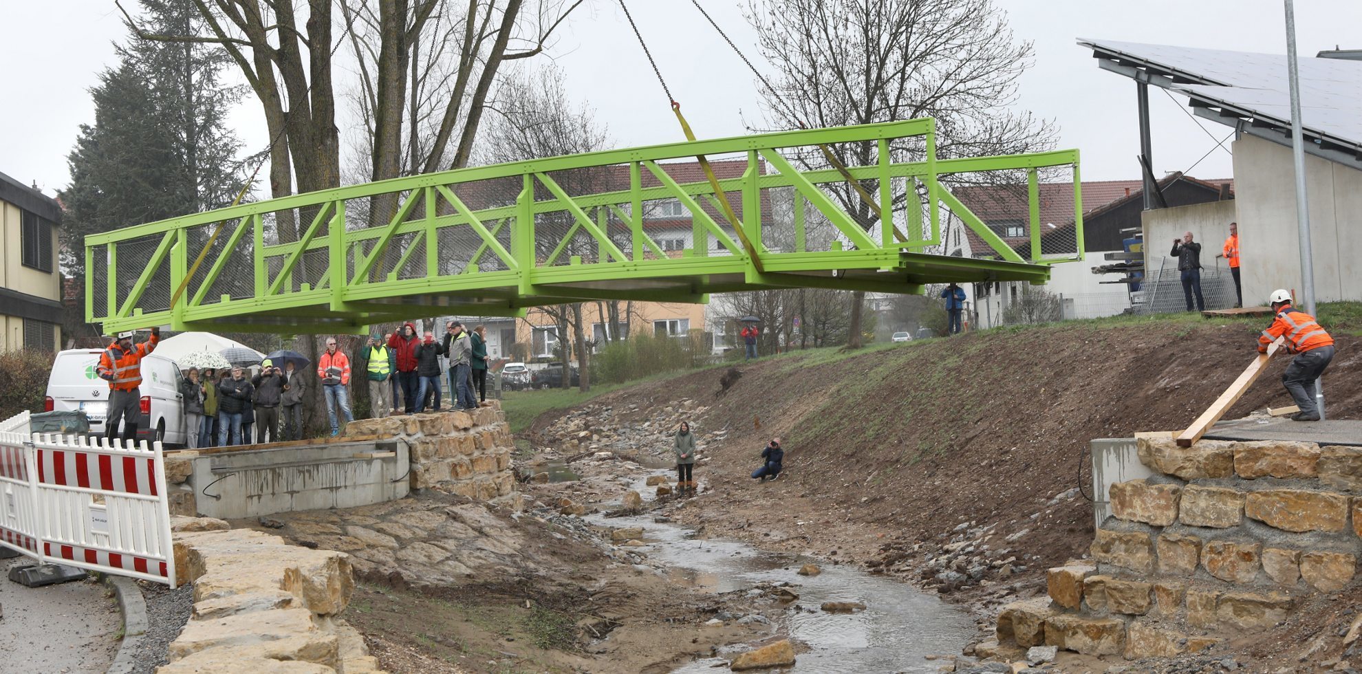 Brücke verbindet jetzt RemsRadweg mit Urbach Nachrichten aus Urbach